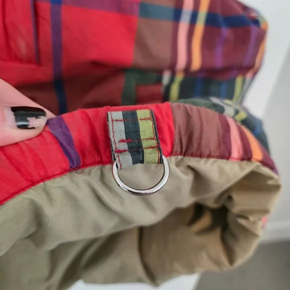 Vintage Polo Ralph Lauren Plaid Down Puffer Vest Tartan womens L 90s grail - Picture 8 of 12